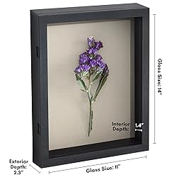 Americanflat Front Opening 11x14 Shadow Box Frame
