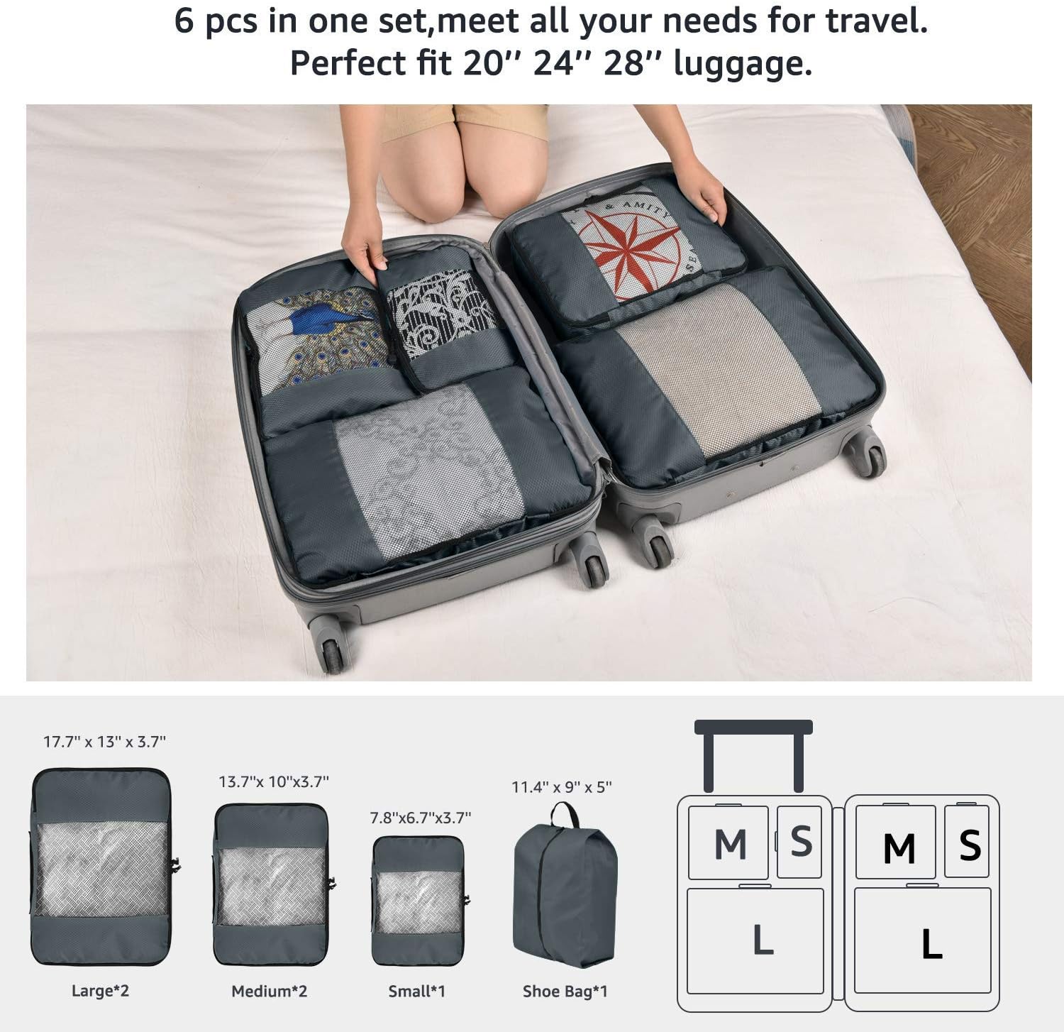 kate spade packing cubes