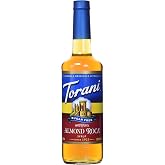 Torani Coffee Syrup, Sugar Free Almond Roca Flavored Syrup for Drinks 25.4 oz
