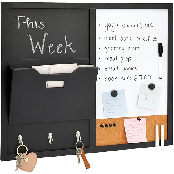 Kitchen Organizer, Dry Erase Board, Bulletin Board, Mail Holder, Office