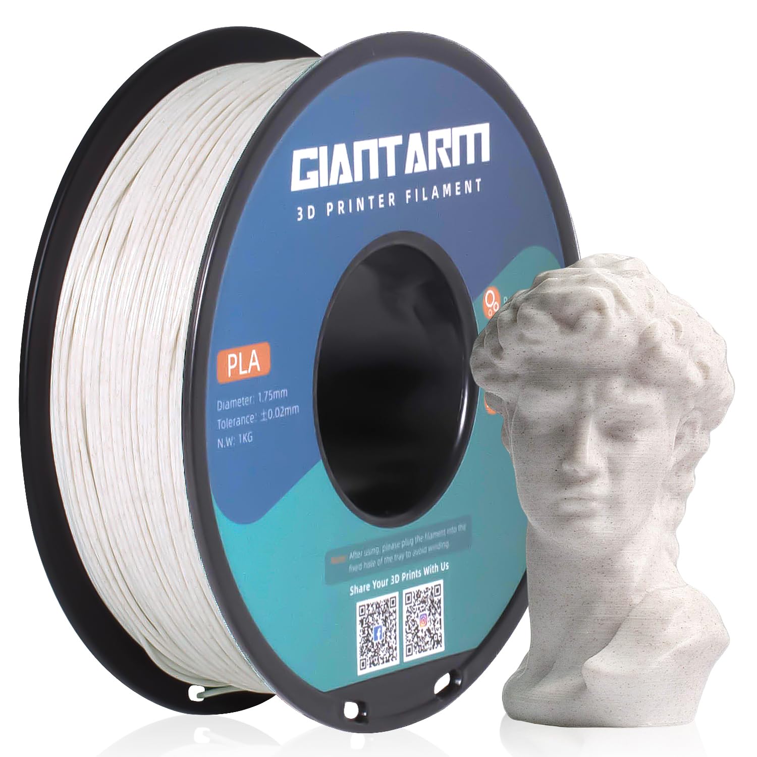 GIANTARM Marble PLA, PLA Filament 1.75mm 1KG