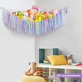 MHJY Toy Hammock Stuffed Animals Storage Net with LED Light view 3