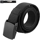 Money Belt for Men Security Belt with Hidden Money Compartment Pocket, Cashsafe Anti-Theft Wallet Non-Metal Buckle