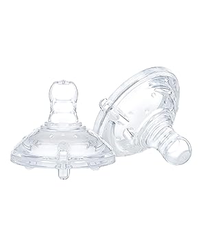 Nuby NT67662 Natural Touch Soft-Flex Flaschensauger ab 6 Monate