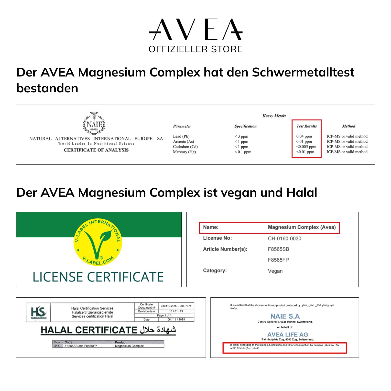AVEA Magnesium Komplex Kapseln 3-in-1 (300mg) – Mit Magnesium Bisglycinat, Magnesium Malat & Citrat – Für Energielevel, Reduzierung von Müdigkeit & Erschöpfung sowie Muskel- & Nervenfunktion 9