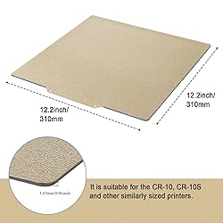 HICTOP 310x310 PEI Sheet Cr-10s PEI Magnetic Build