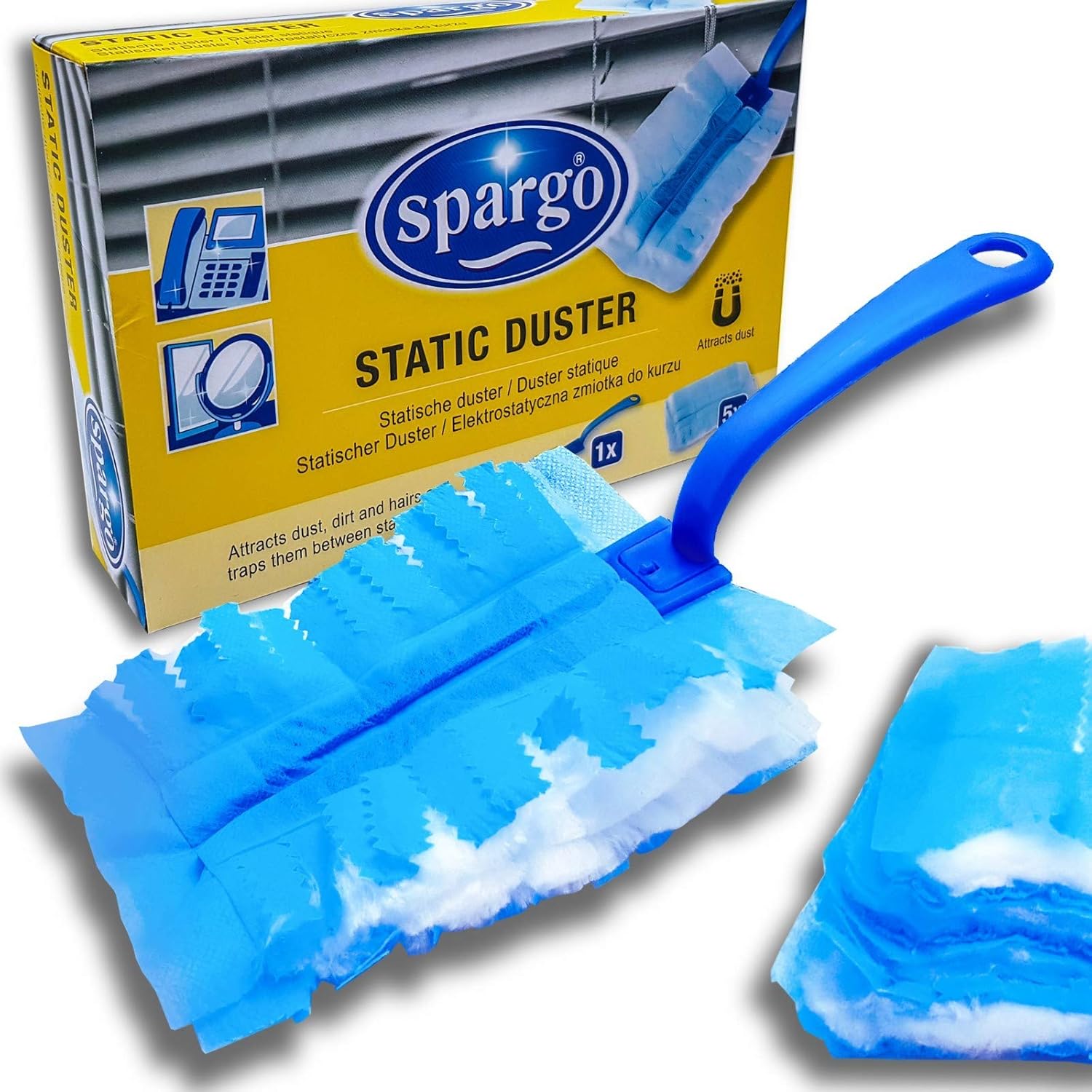 Spargo ® Static Duster Duster, Dust Cloth, Dust Mop Like A