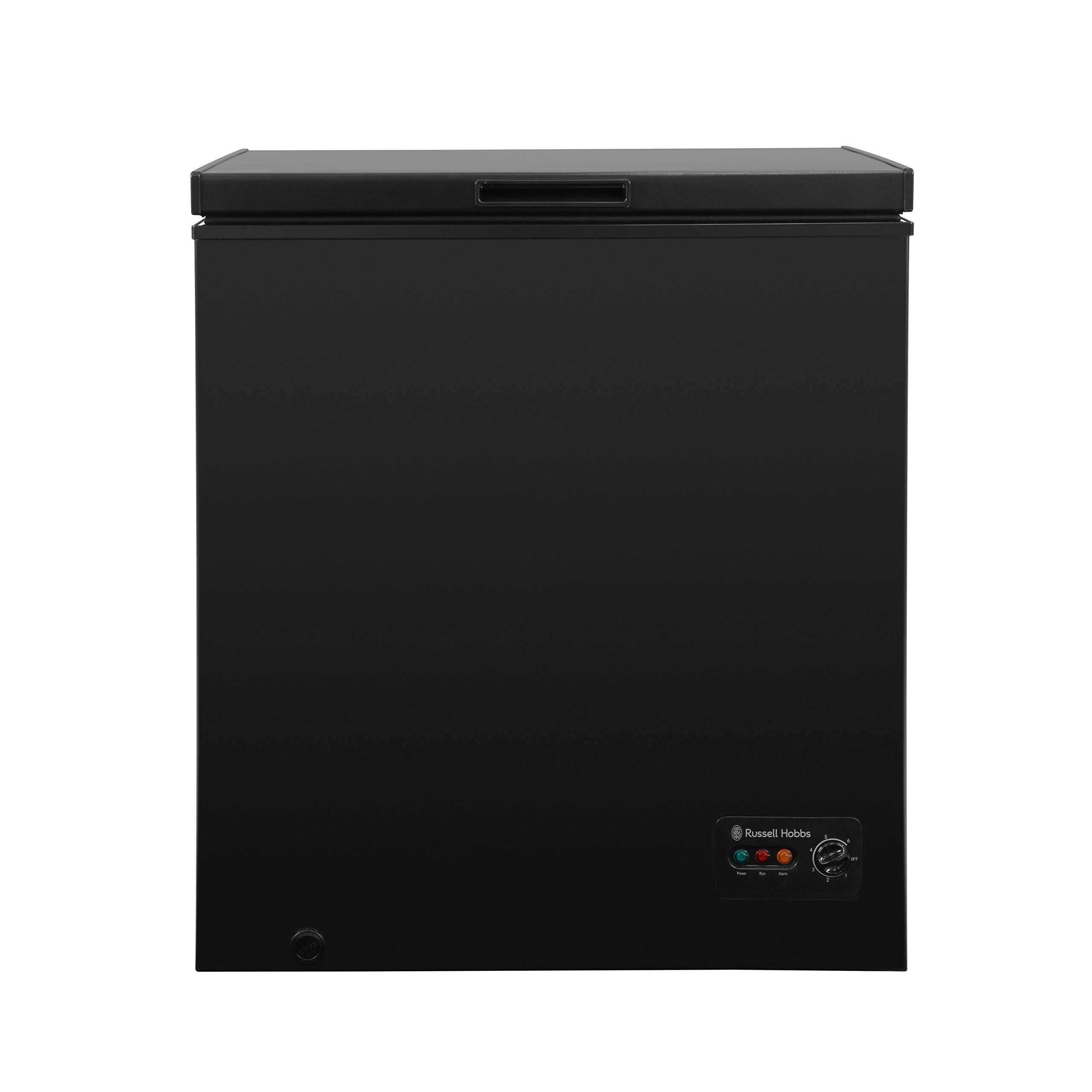 Russell Hobbs RHCF142B Black 142L Chest Freezer - Free 5 Year Guarantee