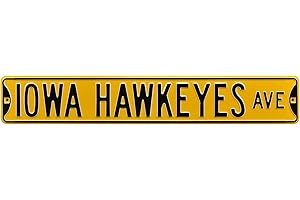 NCAA College Metal Wall Décor- Large, Heavy Duty Steel Street Sign by Authentic Street Signs