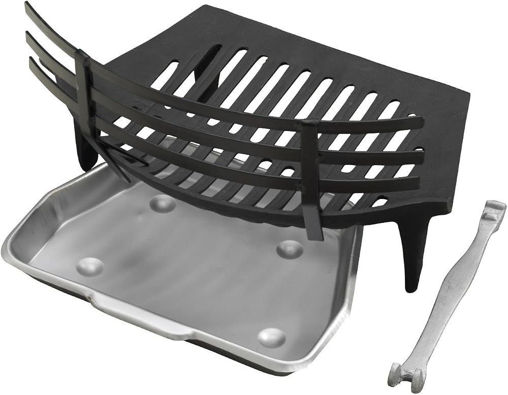 Inglenook Fireside Grate Set Ash Pan Handle Firefront Coal Saver Fire 192 17"