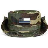 American Flag Police Boonie Hat 