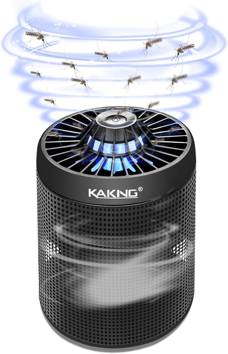 KAIKING Electric Mosquito Killer Zapper Attractant, Fly Insect Trap, USB Anti Mosquito Lamp Catcher Inhaler Control Machine, Non Toxic Non Chemical Safe for Kids Baby at Home Indoor Outdoor