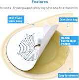 GEYIWSSXY Drainable Ostomy Bag, 20-65MM Cut to Fit, Pack of 10 view 4