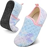 Spesoul Slippers for Women Men Furry Indoor House Shoes Soft Rubber Sole Slipper Socks Slip On House Slippers for Bedroom Home Office Travel Yoga