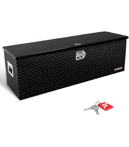 Amazon.com: RKI C63B Black Steel Single-Lid Crossbox : Automotive