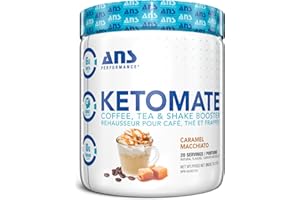 ANS Performance Ketomate Coffee Creamer With MCT Oil Powder, Delicious, Sugar Free Creamer For Coffee, Tea & Shakes, Perfect 