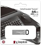Kingston DataTraveler Kyson USB 3.2 Gen 1 64GB Capless Metal Flash Drive view 6