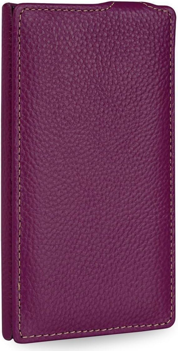 StilGut UltraSlim Genuine Leather Case for Nokia Lumia 1020, Purple - Image 4