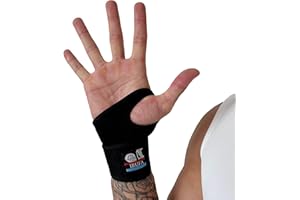 IRUFA,WR-OS-15, 3D Breathable Elastic Knit Fabric Thumb & Wrist Brace Support Wrap, One PCS for Volleyball Badminton Tennis Basketball Weightlifting,Baseball, Yoga,GYM