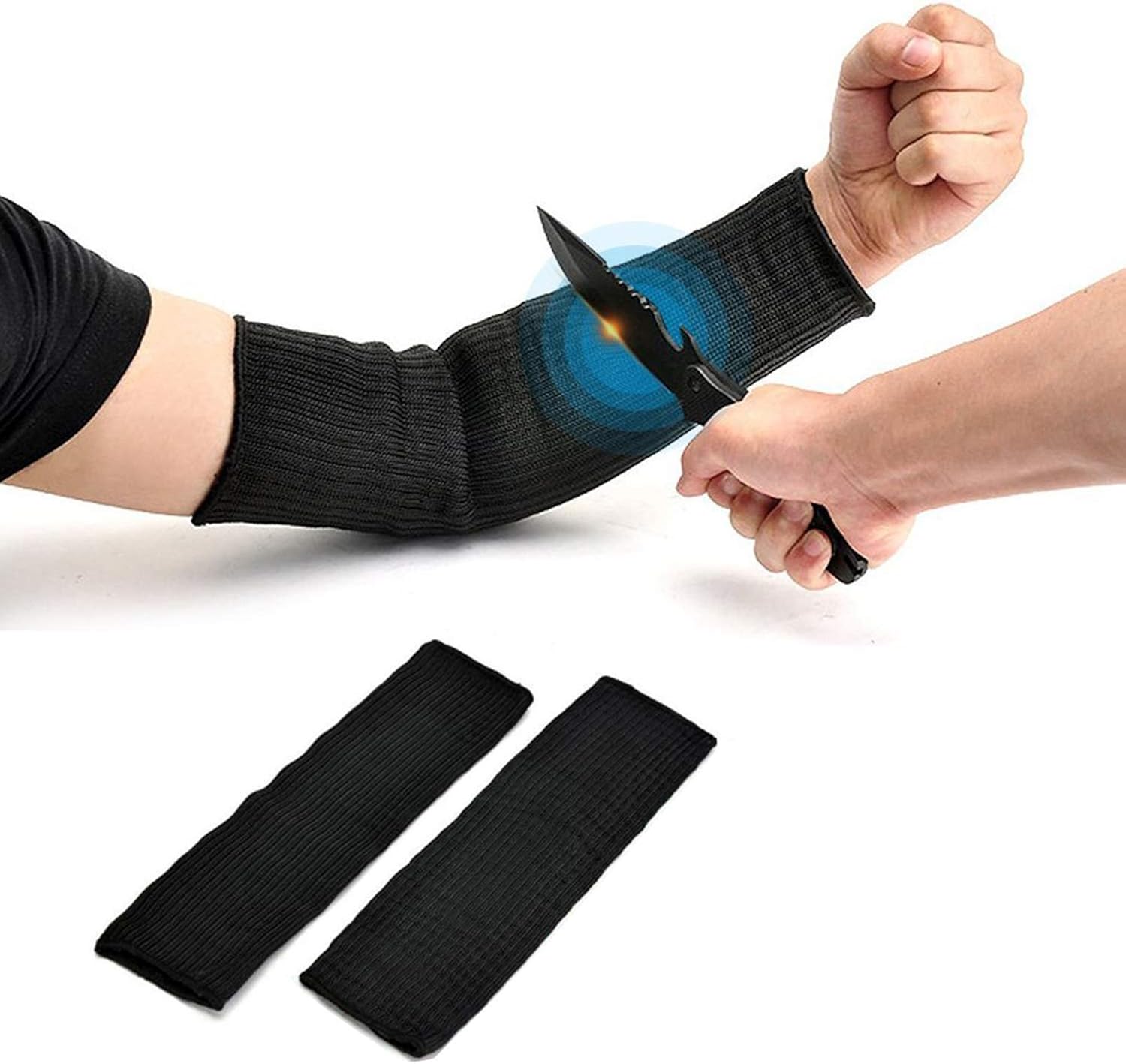 Yosoo Arm Protectors, Arm Sleeve Anti-Cut Burn Resistant Steel Wire Armband