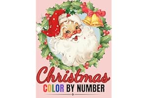 Christmas - Color By Number - Coloring Book For Adults: Color By Numbers of Christmas And Winter Scenes. For Adults, Seniors,
