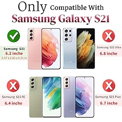 HNHYGETE for Galaxy S21 Case with Screen