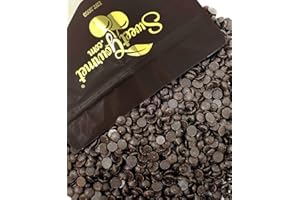 SweetGourmet Unsweetened Carob Drops 2M | No Caffeine Chocolate | 2 Pounds