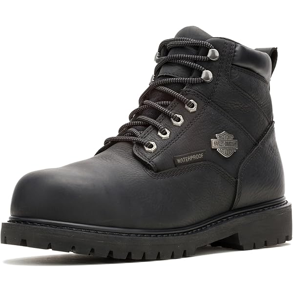 Amazon.com | Harley-Davidson Men's Bonham Work Boot, Black, 7 M US