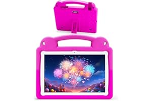 Ruufuuxy Android 14 Tablet for Kids, 10.1 Inch Kids Tablet, Octa-core CPU, 8GB RAM (4+4) 64GB ROM, WiFi 6, GMS Certified, And
