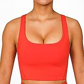 Women's Racerback Sports Bra - Seamless Compression Workout Bras for Women, Yoga Bra Top for Running & Gym