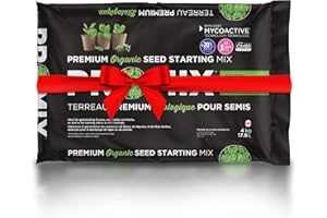 Organic Seed Starting Mix 17.6L – Premium Peat-Based Potting Soil for Seed Germination, Vegetables, Flowers & Herbs – Ideal f