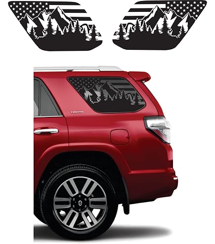 thumbnail image 2 of Lilcowboy Mountain Scene USA Flag Decal For Jeep Grand Cherokee WK2 (2011-2020) 2 of 5
