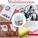 HXMJIED 50 Pcs Colored Binder Clips 15/19/25mm Metal Foldback view 7