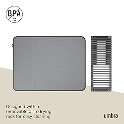 Umbra 330720-149 UDRY Drying Rack and Microfiber