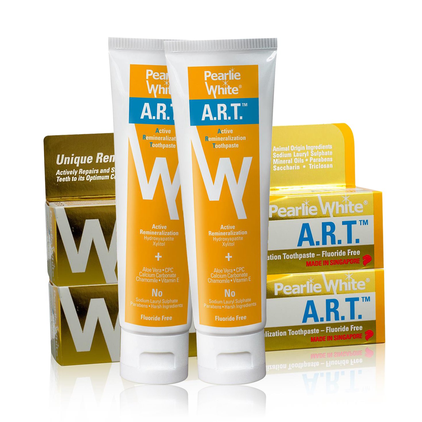 Pearlie White Active Remineralization Toothpaste Fluoride Free (3.8oz