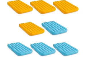 Intex Cozy Kidz Bright & Fun-Colored Inflatable Air Bed w/Carry Bag (8 Pack)