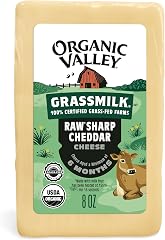 Organic Valley Grassmilk Raw Organic Sharp Cheddar Cheese Block, 8 oz