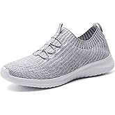 konhill Women's Comfortable Walking Shoes - Tennis Athletic Casual Slip on Sneakers