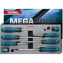 【ワイルド】マイルダー VESSEL MEGADORA Tang-Thru Screwdriver Set 8pcs. 9308EVA (EVA