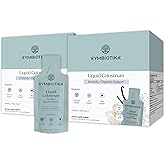 CYMBIOTIKA Liquid Colostrum Supplement, 1.5g Full Spectrum Colostrum, Grass-Fed Bovine Colostrum for Gut Health, Immune Support, Skin & Recovery, Sea Salt Vanilla Flavor, Made in USA, 52 Daily Packets