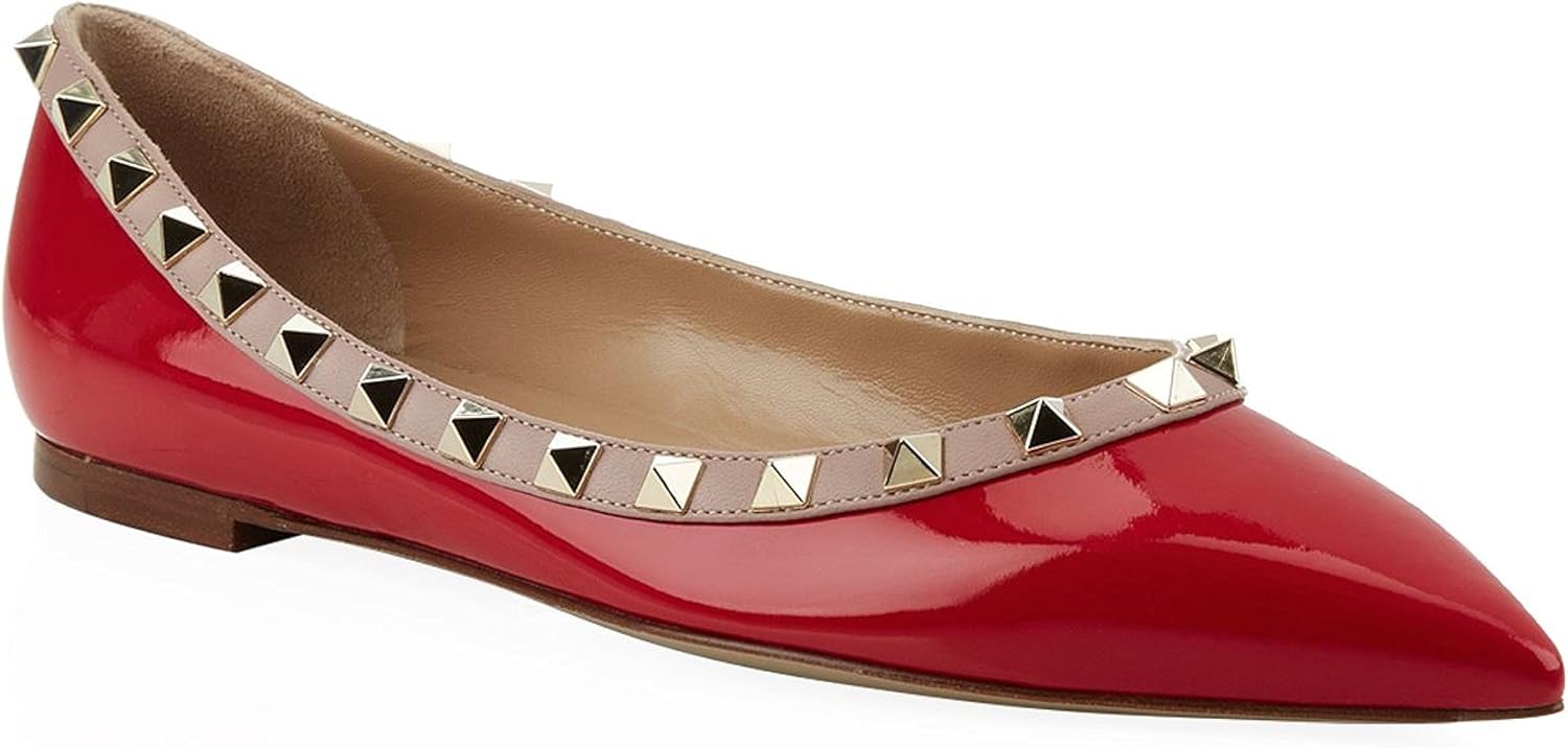 valentino garavani rockstud ballerinas