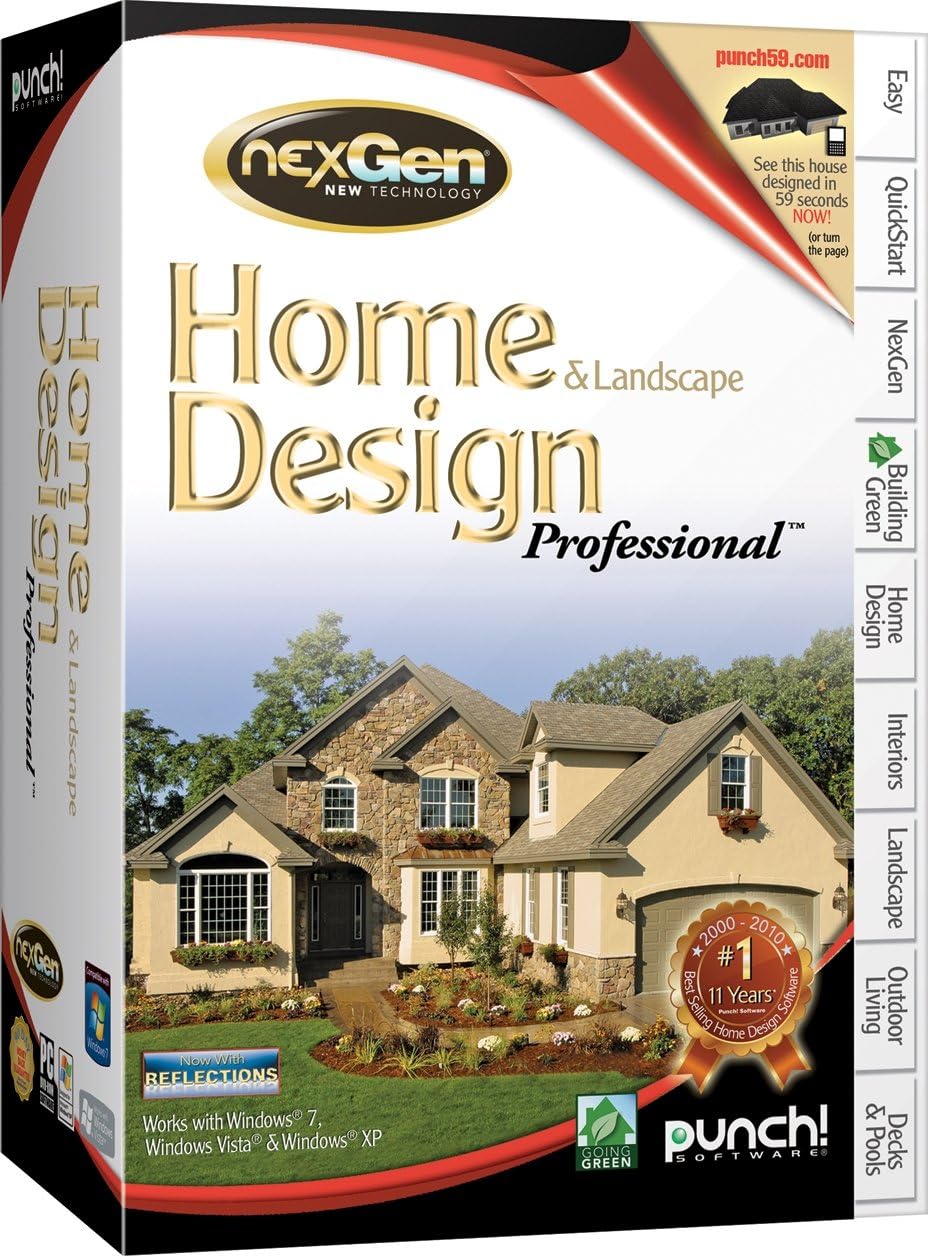 landscape for home on Amazon Com Punch Home And Landscape Design Professional Version 2 Old Version