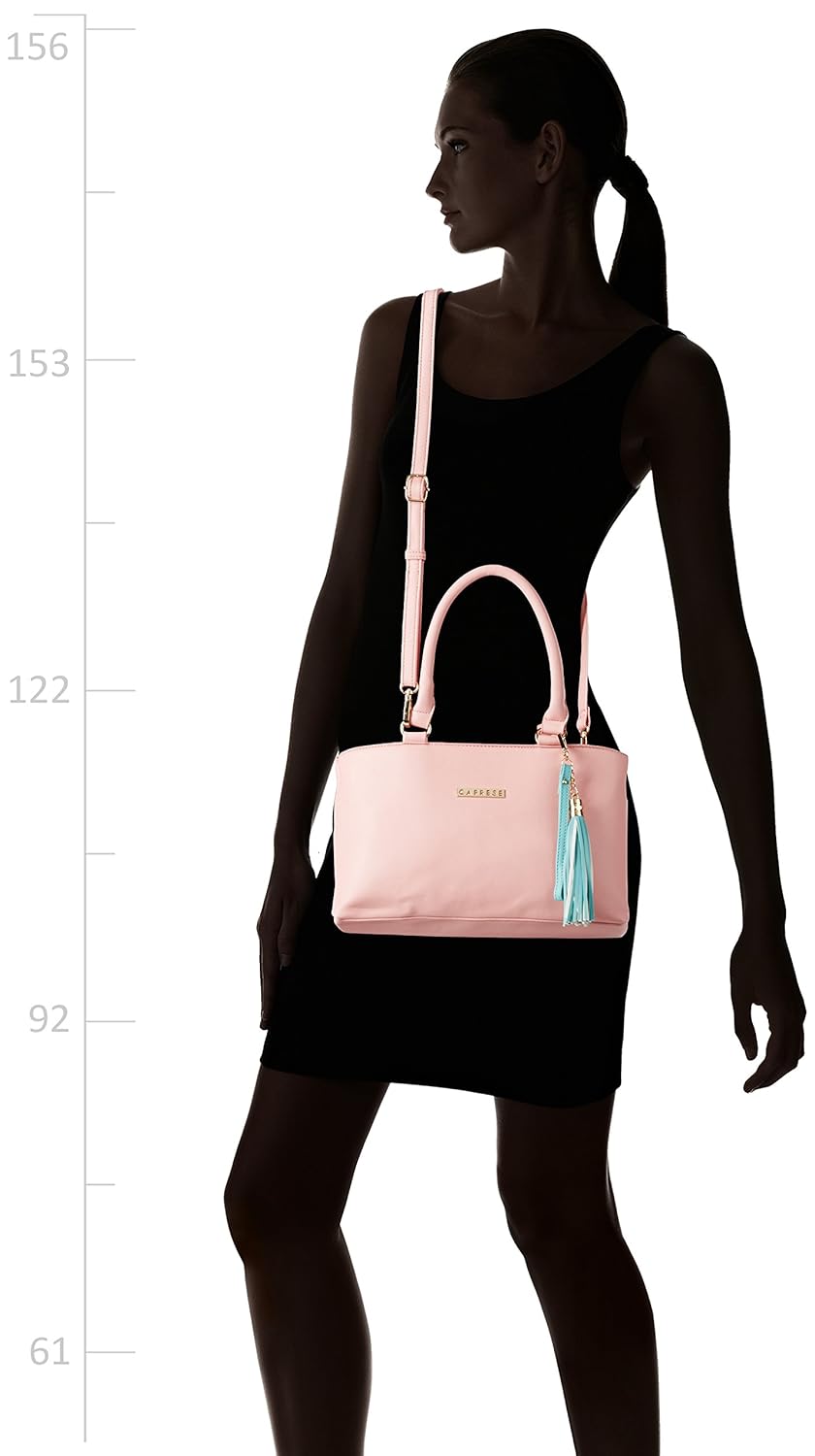 caprese shally women's satchel (pink and blue)
