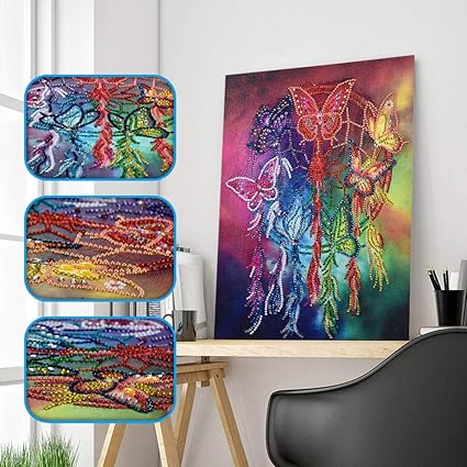 Bazhahei 5d Shaped Drill Diamond Painting Home Decor Wall Art Diy