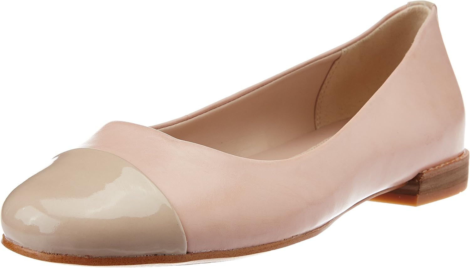 clarks gold flats
