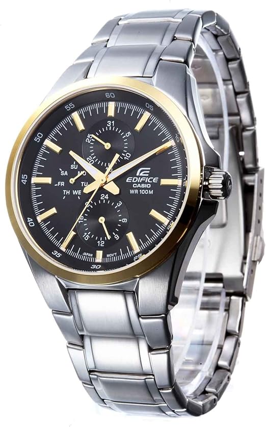 edifice casio stainless steel