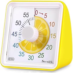 Secura 60-Minute Visual Timer, Timer for