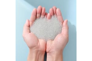 LEAHAOE Weighted Beads for Stuffed Animals 2 Lbs, Premium Glass Microbead Filler for Stuffed Aniamls, Weighted Blanket, Reborn Doll and Sensory Project