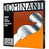 Thomastik Dominant 4/4 Violin String Set - Medium Gauge - Steel Ball-End E