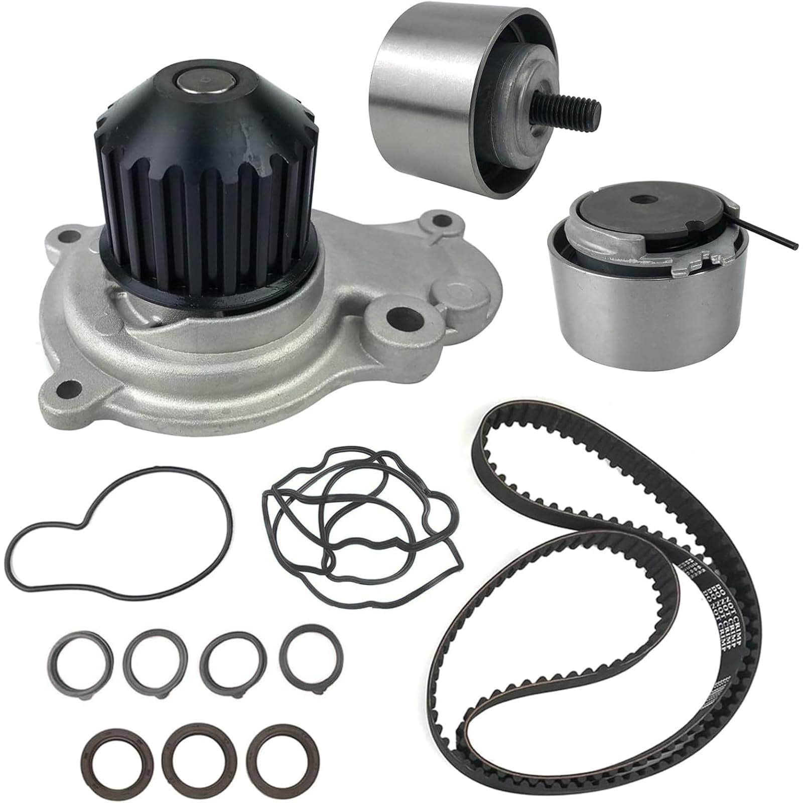 Photo 1 of LORPHEIR Timing Belt Kit with Water Pump for Chrysler PT Cruiser Sebring Votager, for Dodge Caravan Stratus, for Jeep Liberty Wrangler - Timing Belt Tensioner